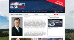 Desktop Screenshot of mayormusselwhite.com